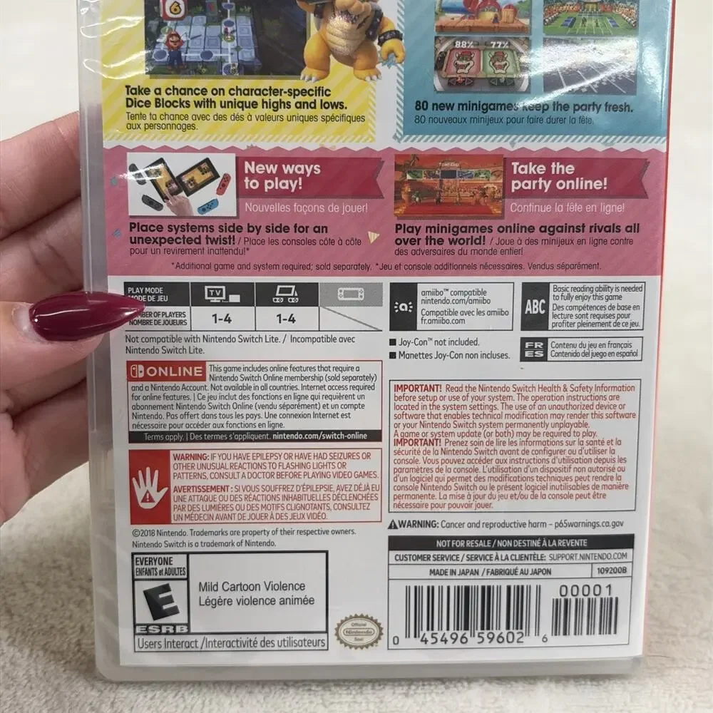 Super Mario Party BRAND NEW *SEALED* Nintendo Switch Benefits Charity FS